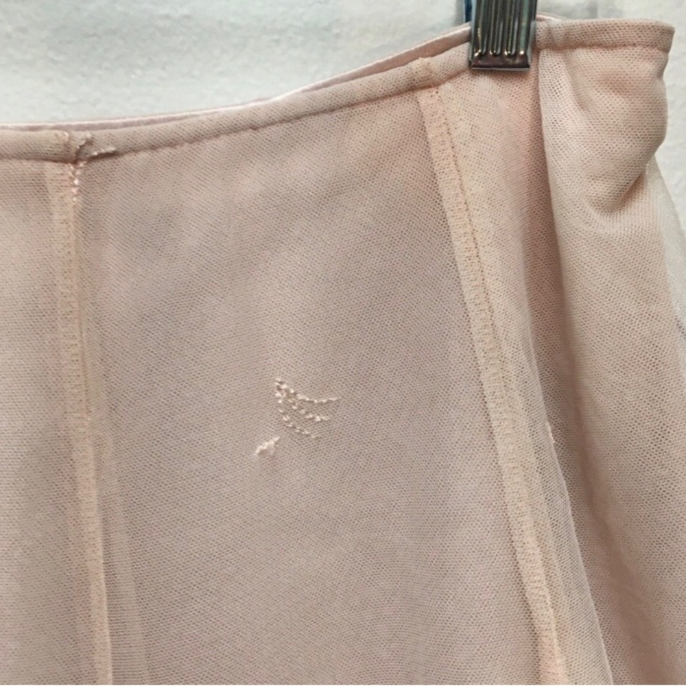 Mademoiselle Tulle Lace Embroidered Skirt 4 Pink Balletcore Romantic Feminine - Picture 4 of 13